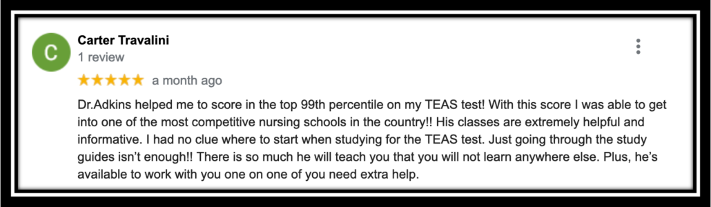 #1 TEAS Prep Course | Adkins Academy | Live Online Review Coure