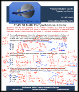 TEAS Math Questions | Best TEAS Tutor | TEAS Prep | Adkins Academy